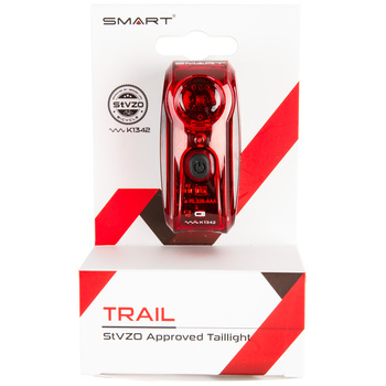smart luc zadnja trail led 220° kot rdeca aaa nosilec