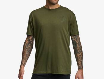 raceface majica kratek rokav crest mens vel:l zelena