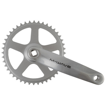 m-wave gonilka 1p 44z jis 170mm srebrna desna