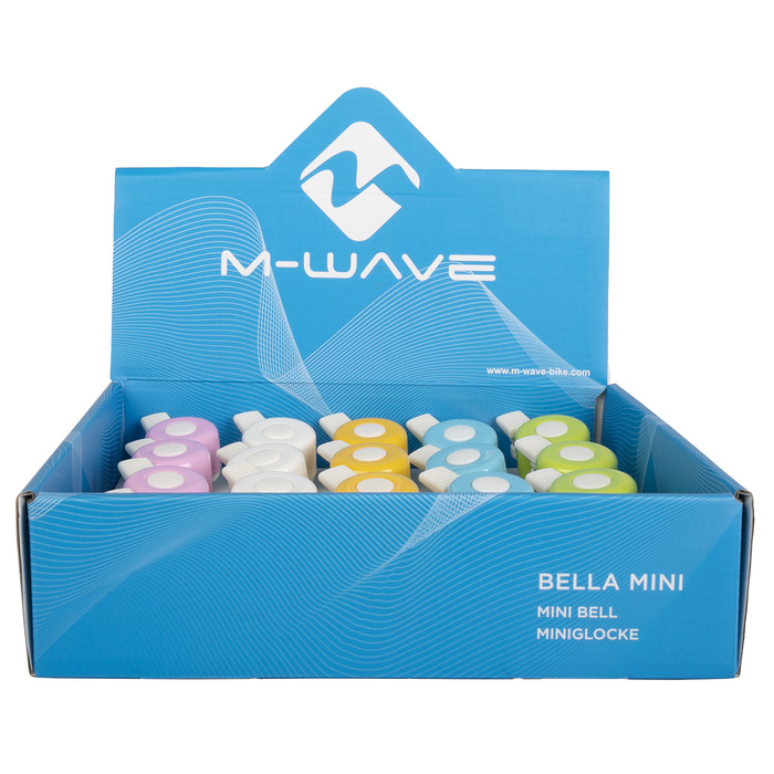 m-wave zvoncek bella mini mix razne pastel barve set 20 kos