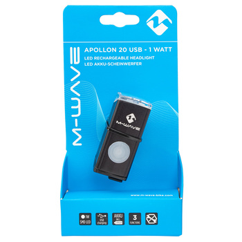 m-wave luc prednja apollon 20 led 95lum belam clip on