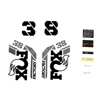 fox 803-01-532 nalepke  38 fs black logo