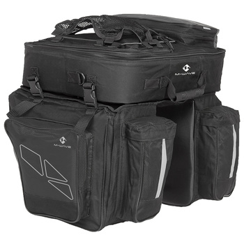 m-wave torba potovalna traveller 3 delna crna