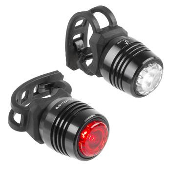 m-wave svetilka apollon mini  usb set sprednja + zadnja