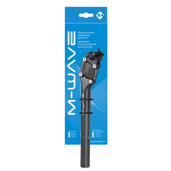 m-wave opora sedeza fourspring 272x350 mm crna