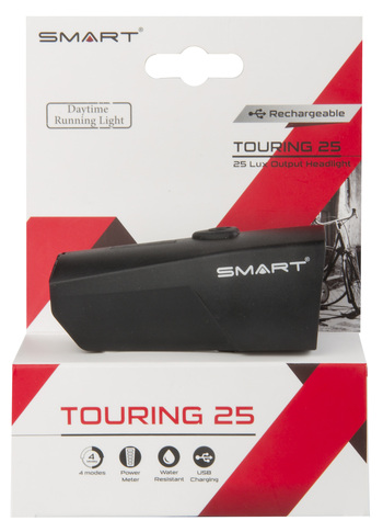 smart luc sprednja touring 25 usb ledbela 180lum clip on