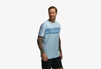 raceface majica kratek rokav explore mens vel:s modra