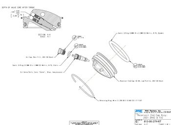 fox 813-00-279-kit rezervoar end cap dhx2 fx2 21